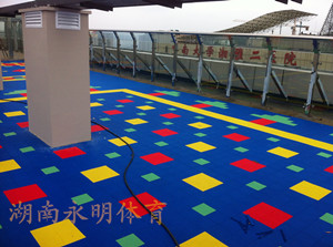 长沙湘雅附二儿科楼顶活动场地
